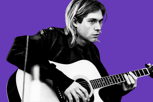 Image of Kurt Cobain from the band Nirvana